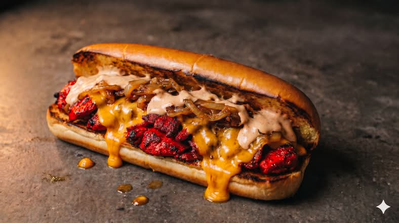 Manhattan Sub au poulet tandoori et cheddar